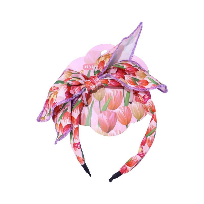 Pink Tulips Series Headband