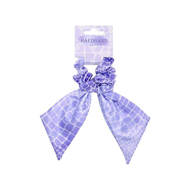 Purple Python Series Bowknot Bowknot Hair Tie