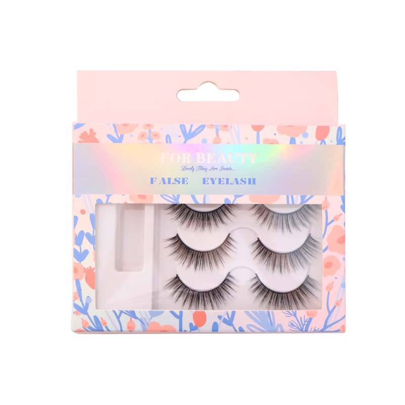 Flauschiges Make-up Wimpern Set