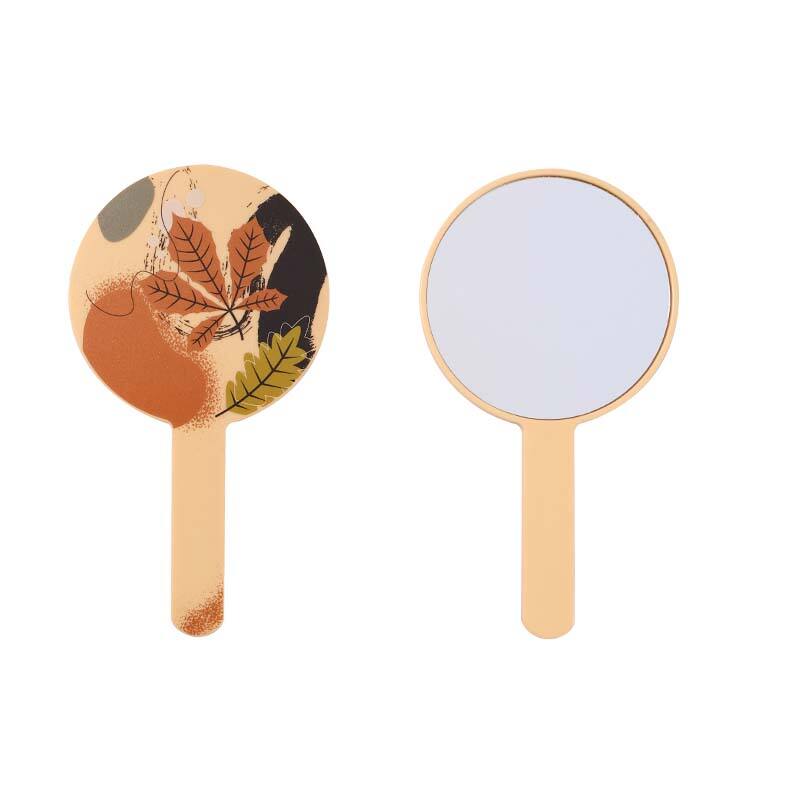 Beauty Round Shape Handheld Mirror