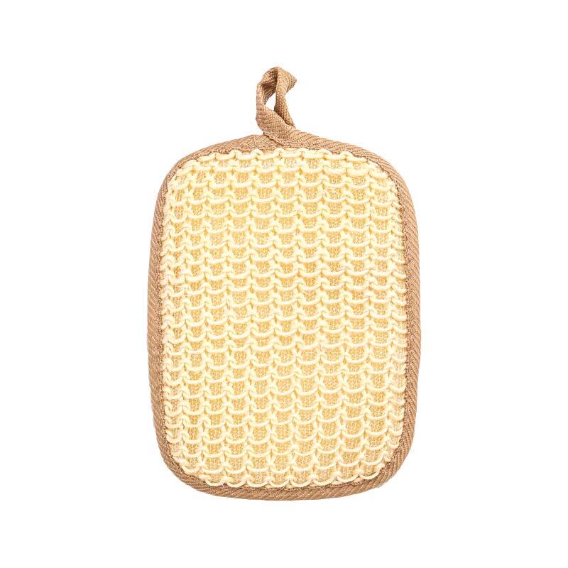 Collana Eco-Friendly Materiale Naturale Spugna da Bagno Quadrata