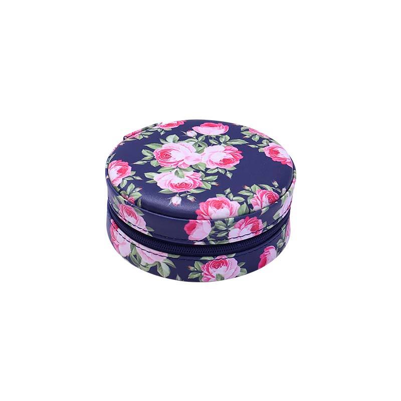 Chinese Rose Series Round Jewelry Box