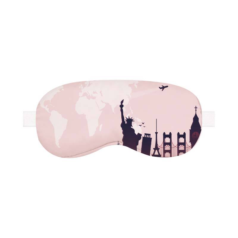 Serye ng Paglalakbay Pink Global Eyemask