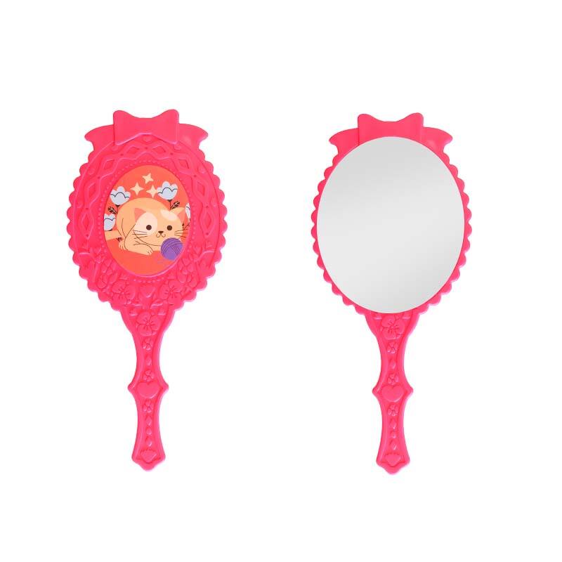 Cartoon Bowknot Handheld Mirror