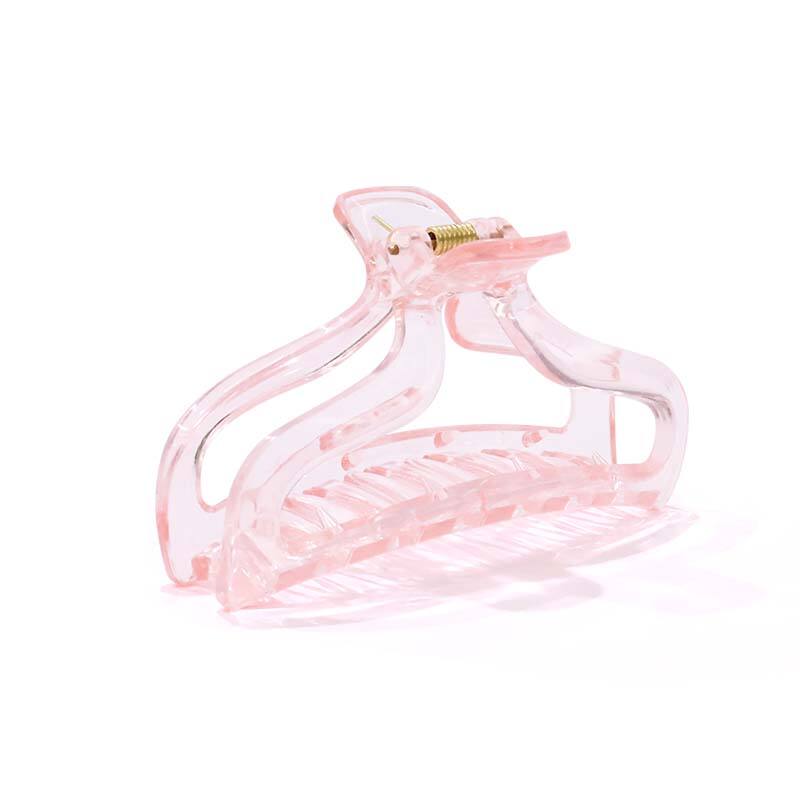 Beauty Pink Semi-Transparent Hair Clip