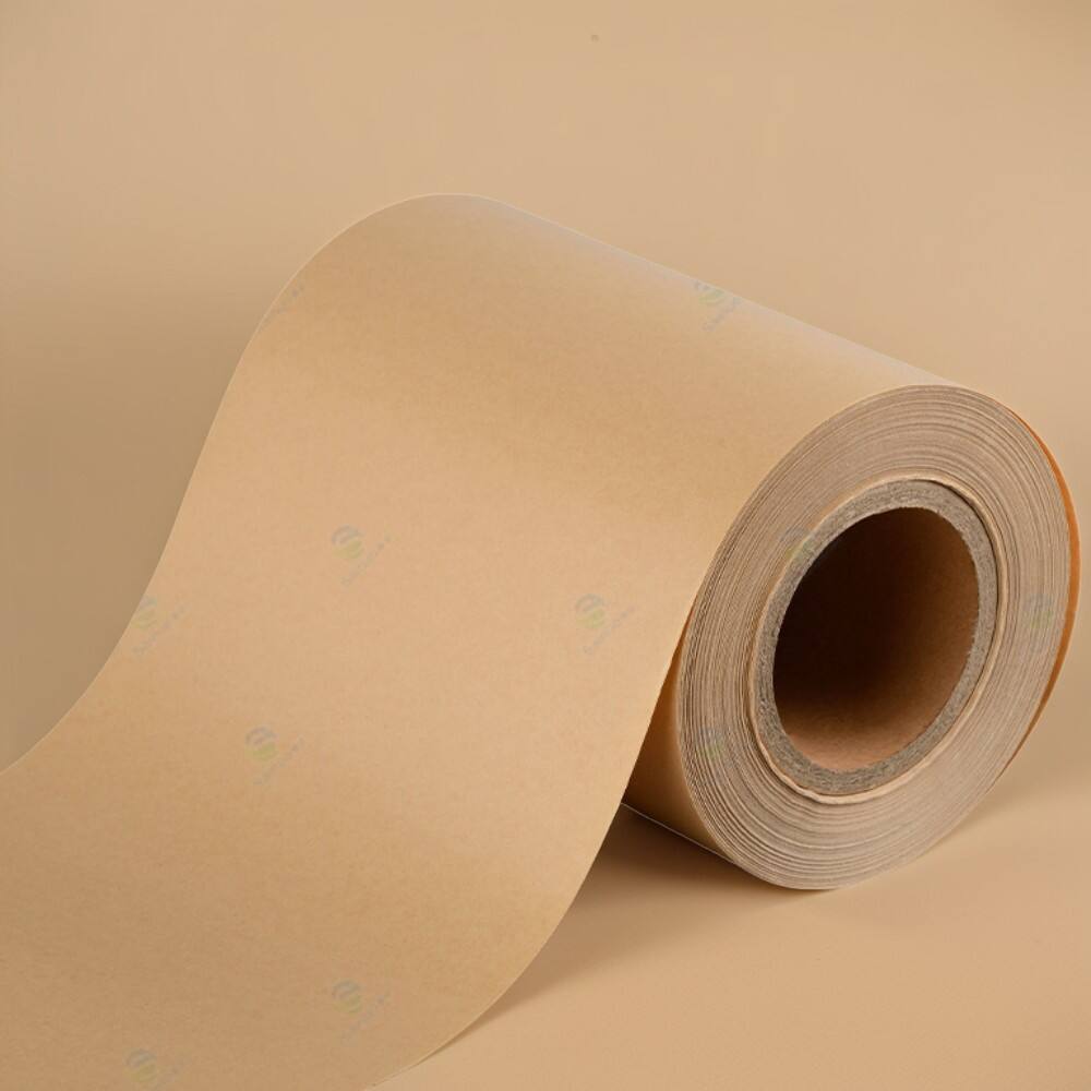 Wholesale Self Adhesive Brown Kraft Paper Sticker  Label Papers