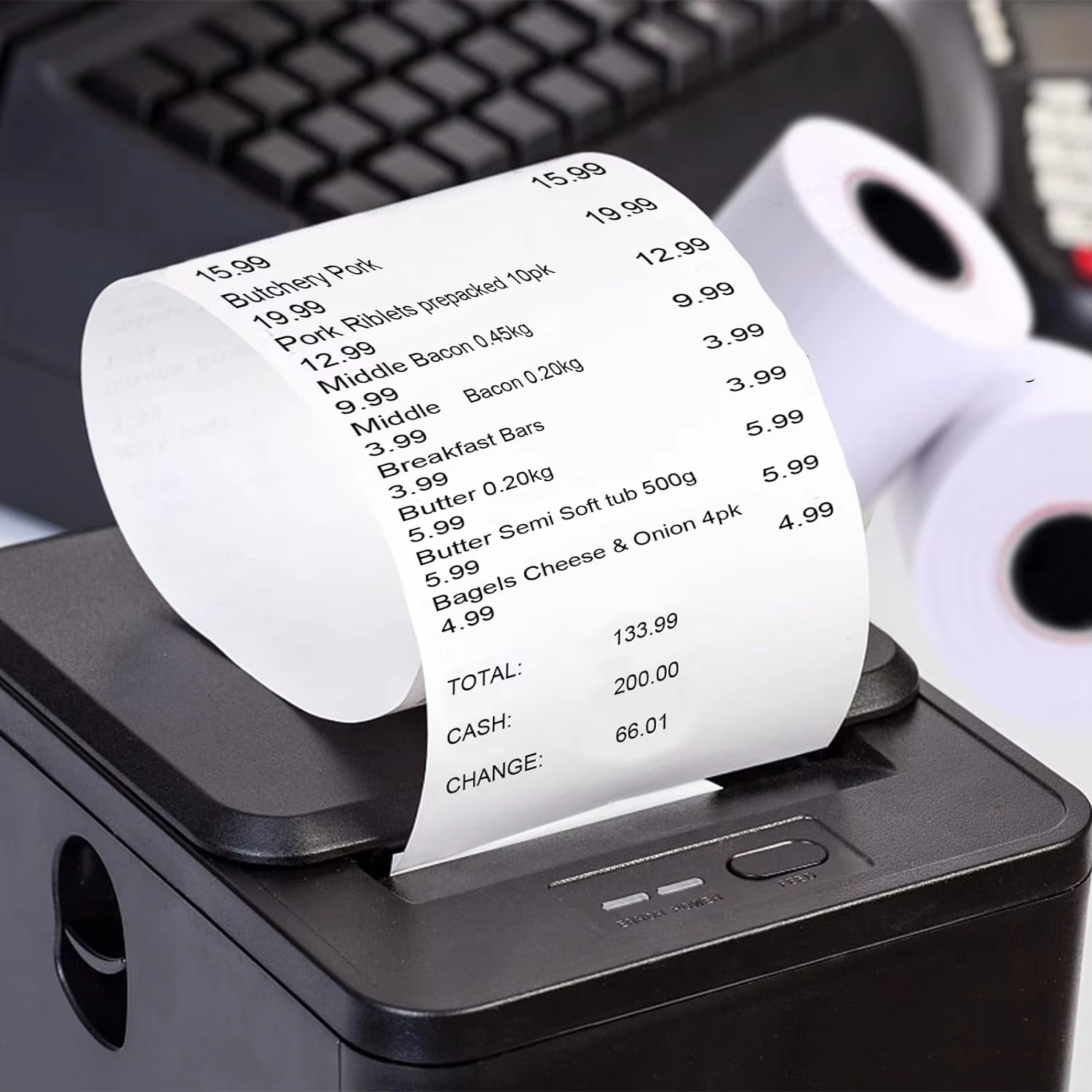 Factory Direct Thermal Paper Roll Cash Register Paper for POS ATM Bank Thermal Paper Receipt Roll