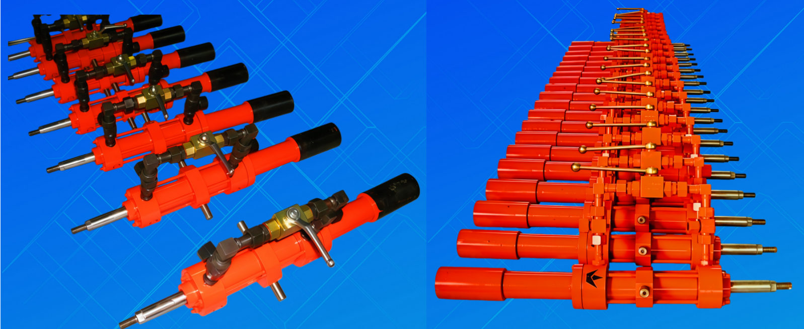 ladle slide gate and tundish stopper high temperature servo hydraulic cylinders339-6
