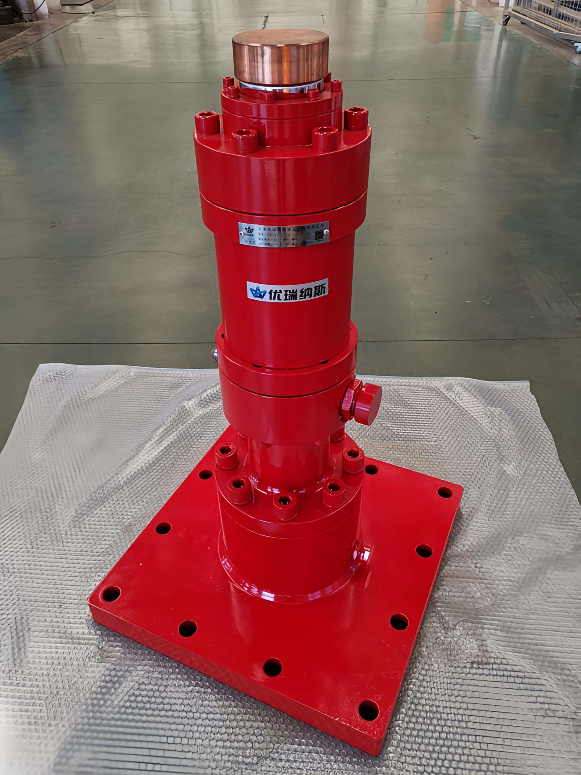 Servo Vibrating Hydraulic Cylinder with Hydrostatic Bearing for Mold Oscillation
