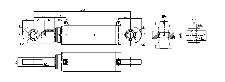 uy series 25mpa metallurgical and heavy duty machinery hydraulic cylinder-27