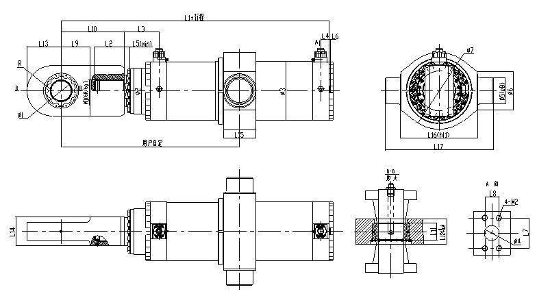 uy series 25mpa metallurgical and heavy duty machinery hydraulic cylinder-28