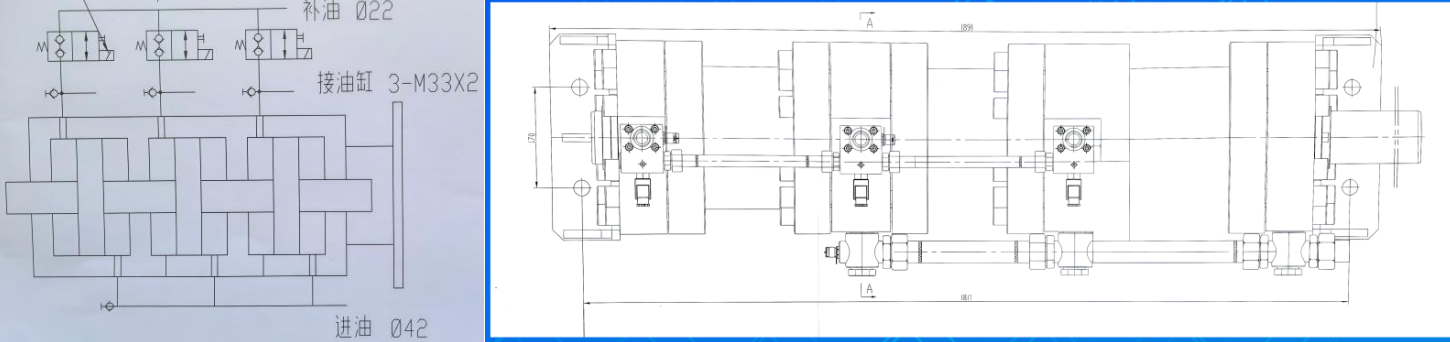 uf series synchronous distributor hydraulic cylinder -11