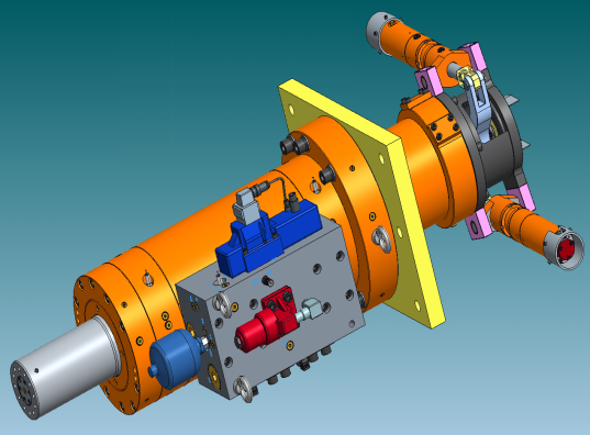 high frequency response hydrostatic servo hydraulic cylinder-8