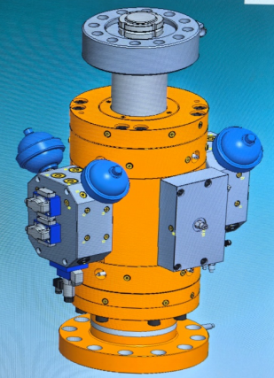 high frequency response hydrostatic servo hydraulic cylinder-4