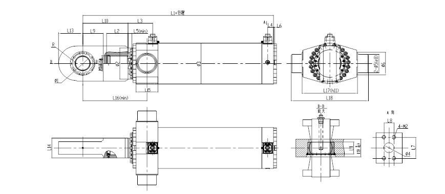 uy series 25mpa metallurgical and heavy duty machinery hydraulic cylinder-29