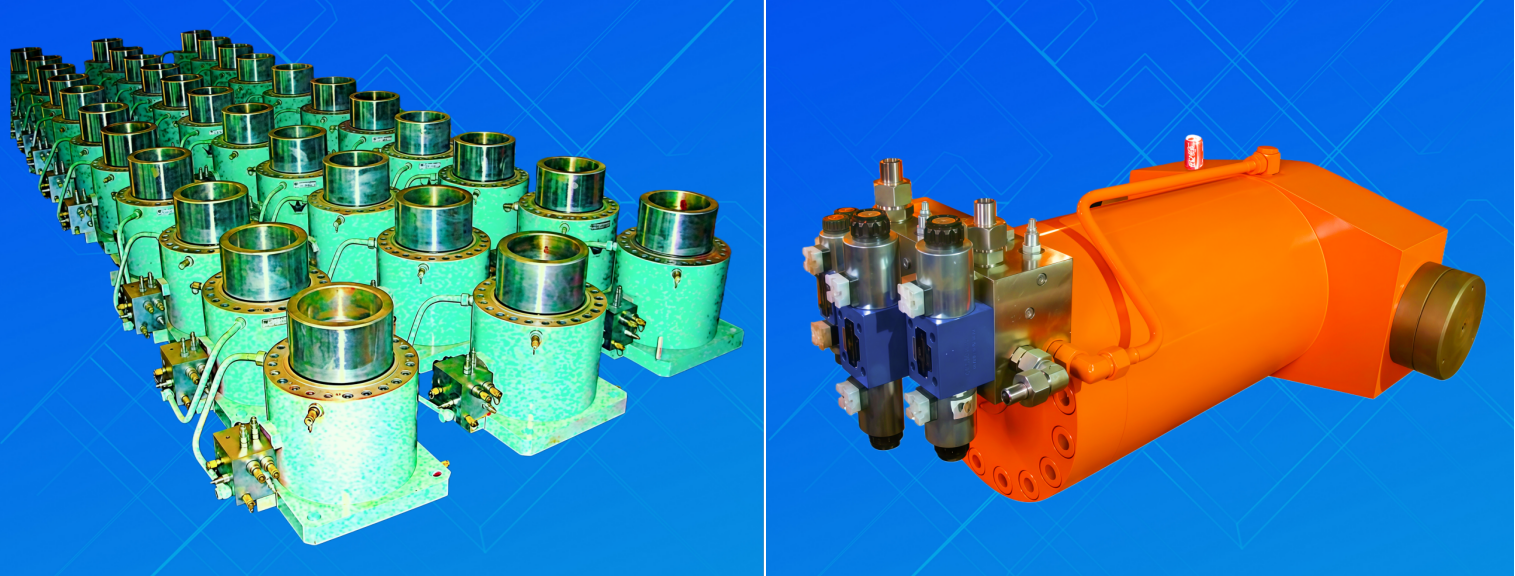 clamping hydraulic cylinders for continuous casting and rolling lines-2