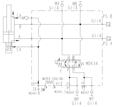 mold oscillation servo hydraulic cylinder-9