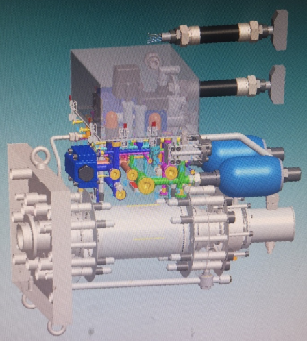high frequency response hydrostatic servo hydraulic cylinder-10
