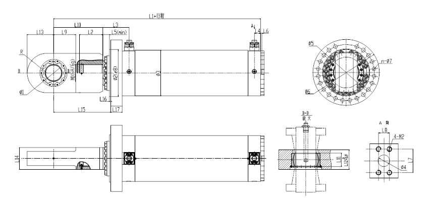 uy series 25mpa metallurgical and heavy duty machinery hydraulic cylinder-31