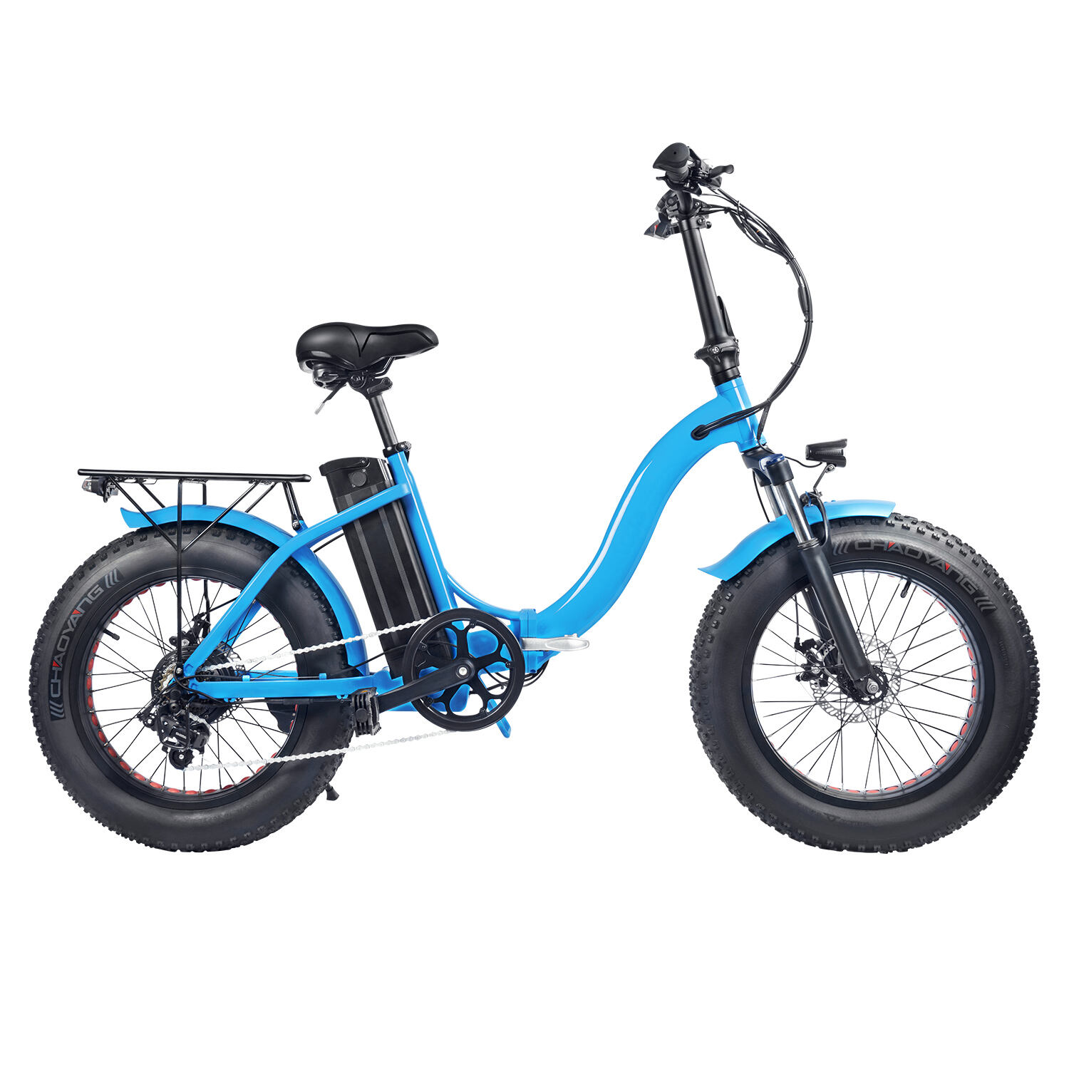 SK01 Electric Bike Folding Electric Bicycle Foldable E-bike 250W 25km/h 20 inch Fat Tire Portable Ebike for Women