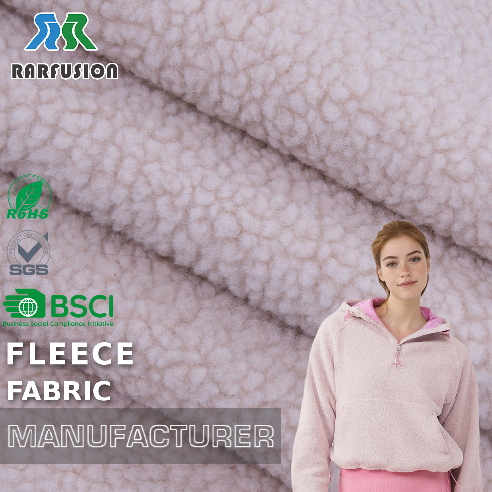 Pëlhurë me floc imitacioni lëmi qengji me ngjyrë të vetme në një anë për pajamake dhe pallto