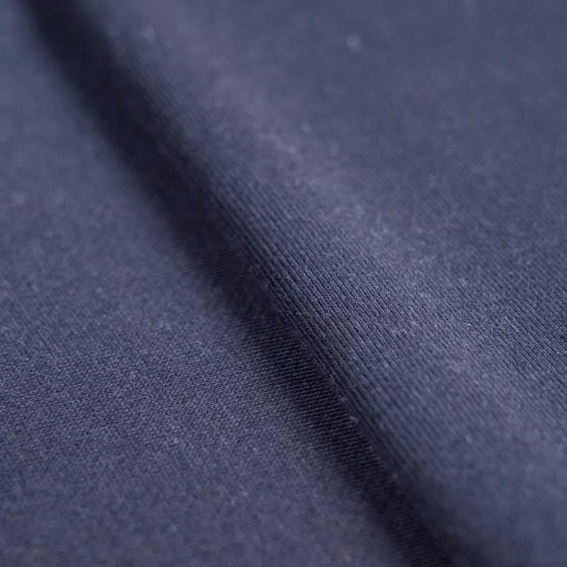 Staple fiber dyed single-sided fleece