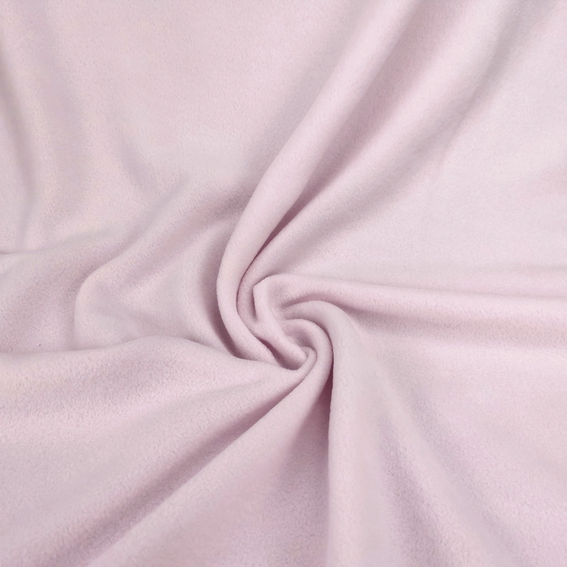 Semi-dull dyed single-sided polar fleece