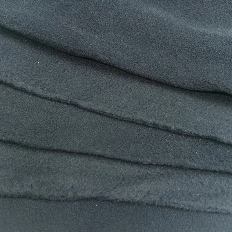 Low elastic double-sided dyed polar fleece