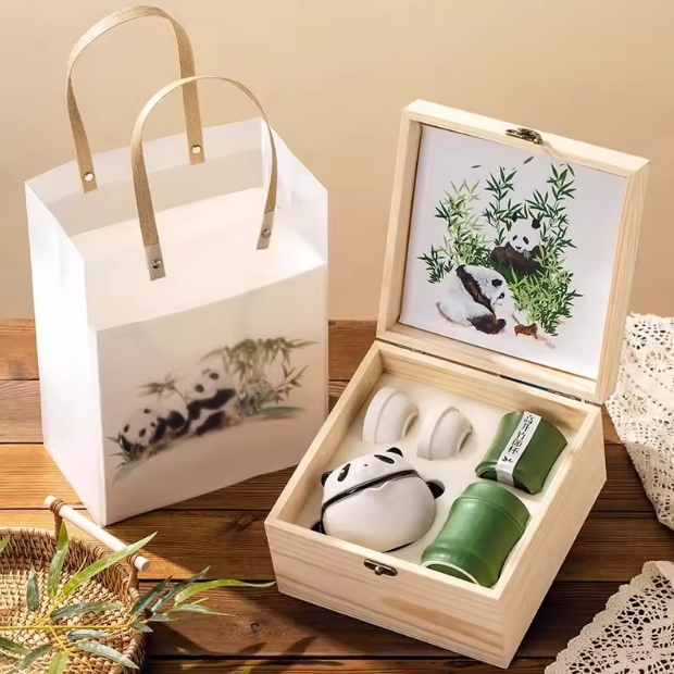 Which porcelain tea set preserves tea flavor?