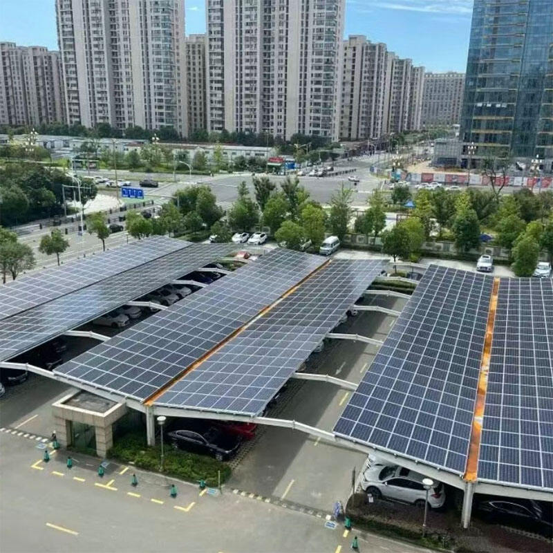 Solar carport mounting system