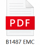 B1487 EMC Certificate