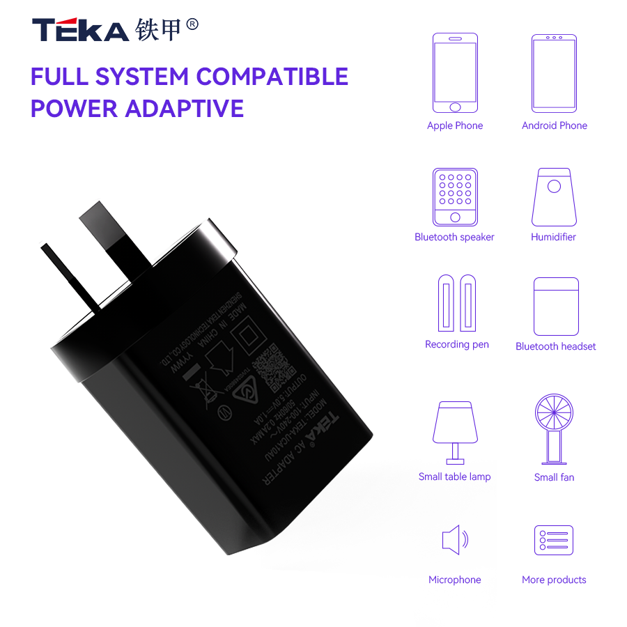 5V1A USB 5V1A-AU Diversified Fast Charger