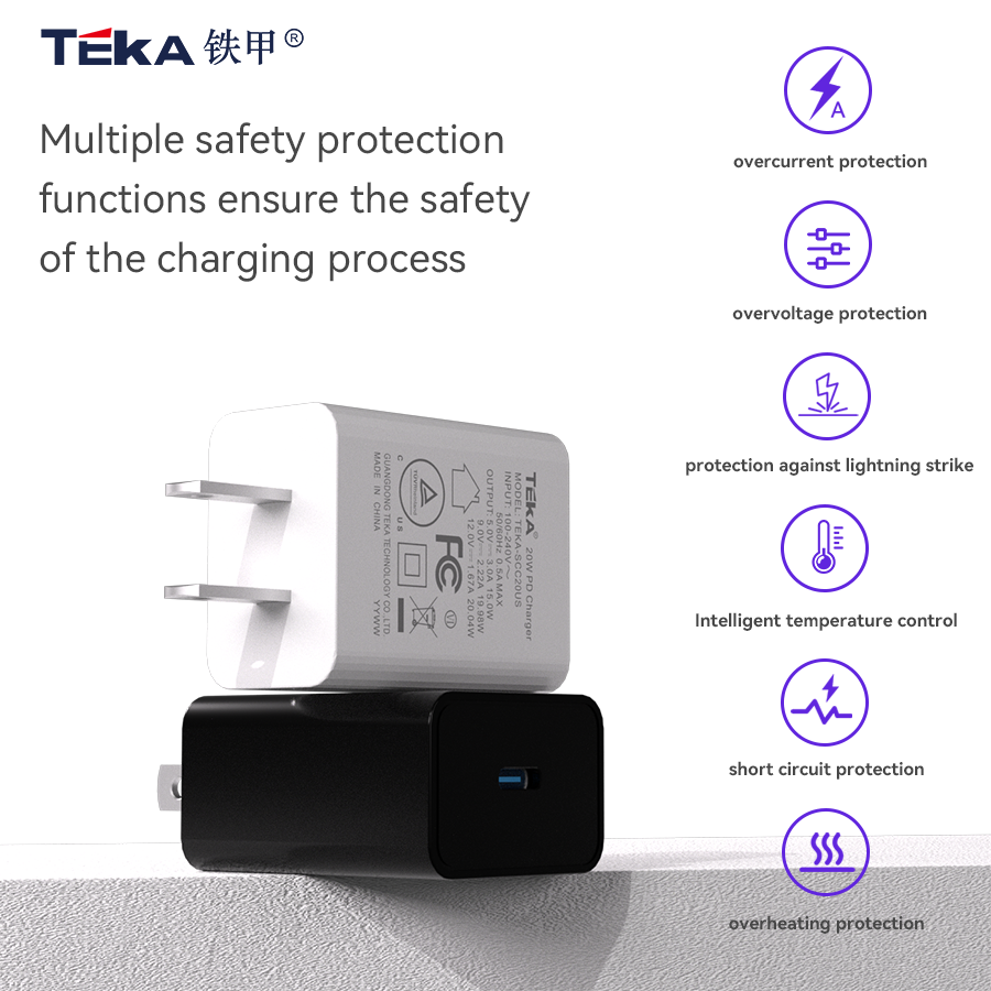 20W PD 20W PD-US Diversified Fast Charger