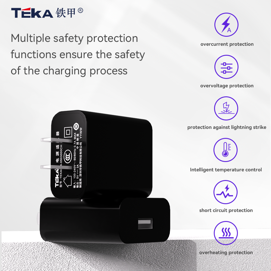 Pengisi Daya Cepat Beragam USB 5V3A 5V3A-CH