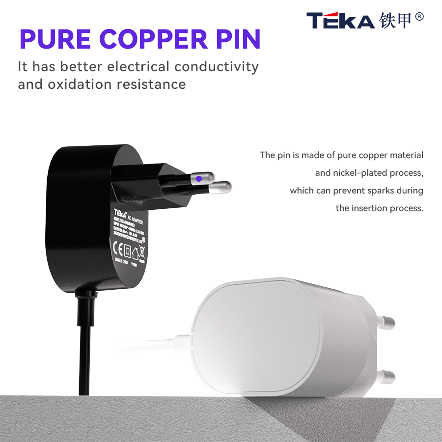 TA-EU 3PIN Wall mount 7.5w power adapter