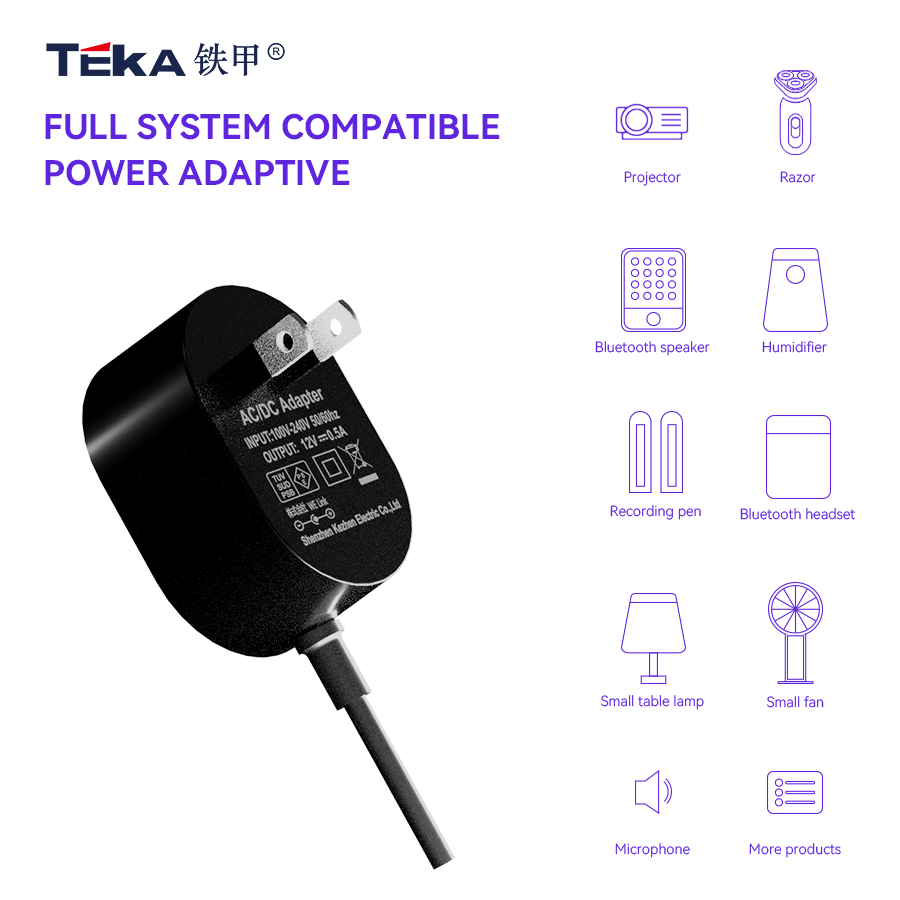 TA-JP 3PIN Wall mount 7.5w power adapter