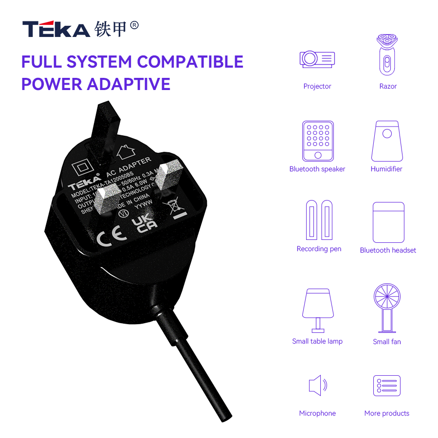 TA-BS Wall mount 7.5w power adapter