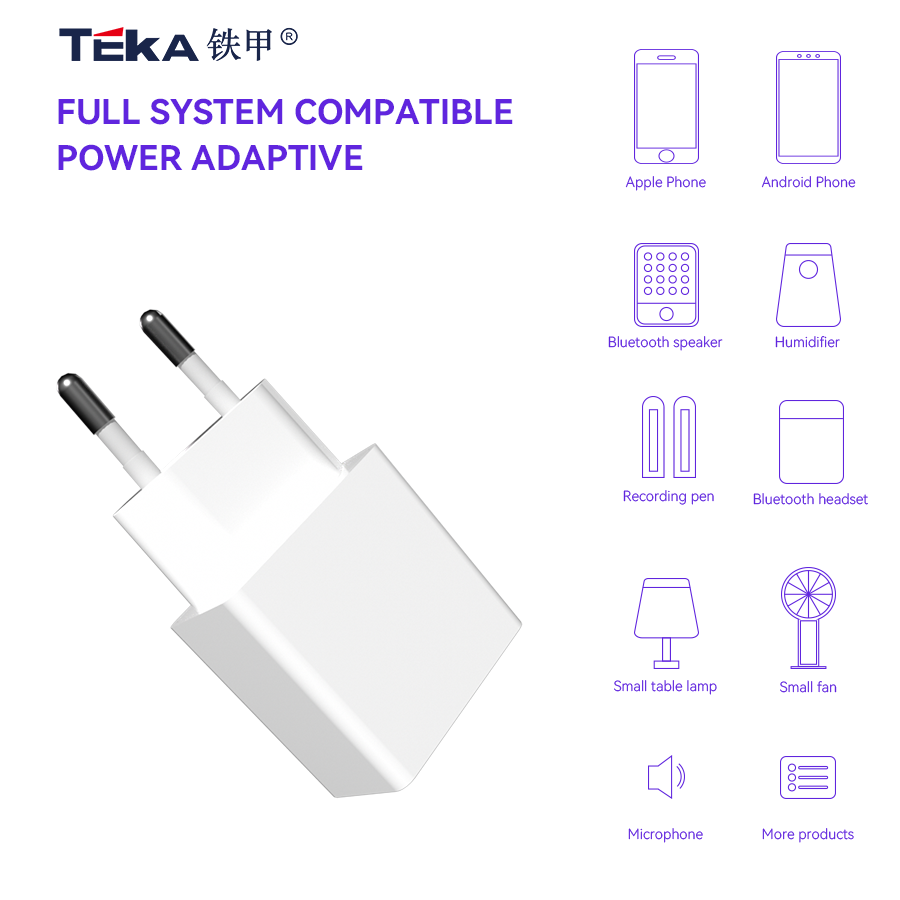 5V1A USB  5V1A-EU Diversified Fast Charger