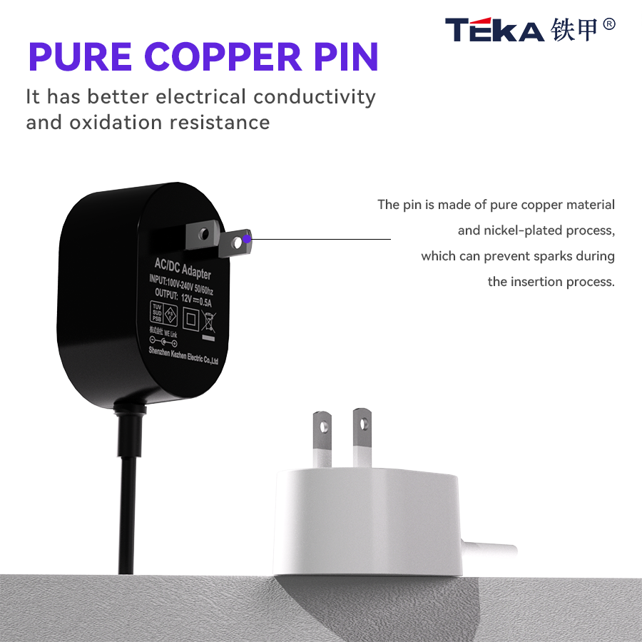 TA-JP 3PIN Wall mount 7.5w power adapter