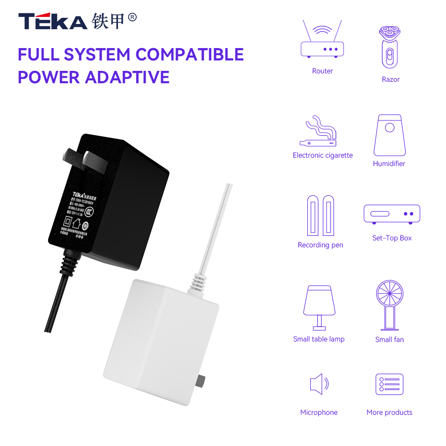 TC-CH Side plug Wall mount 19w power adapter