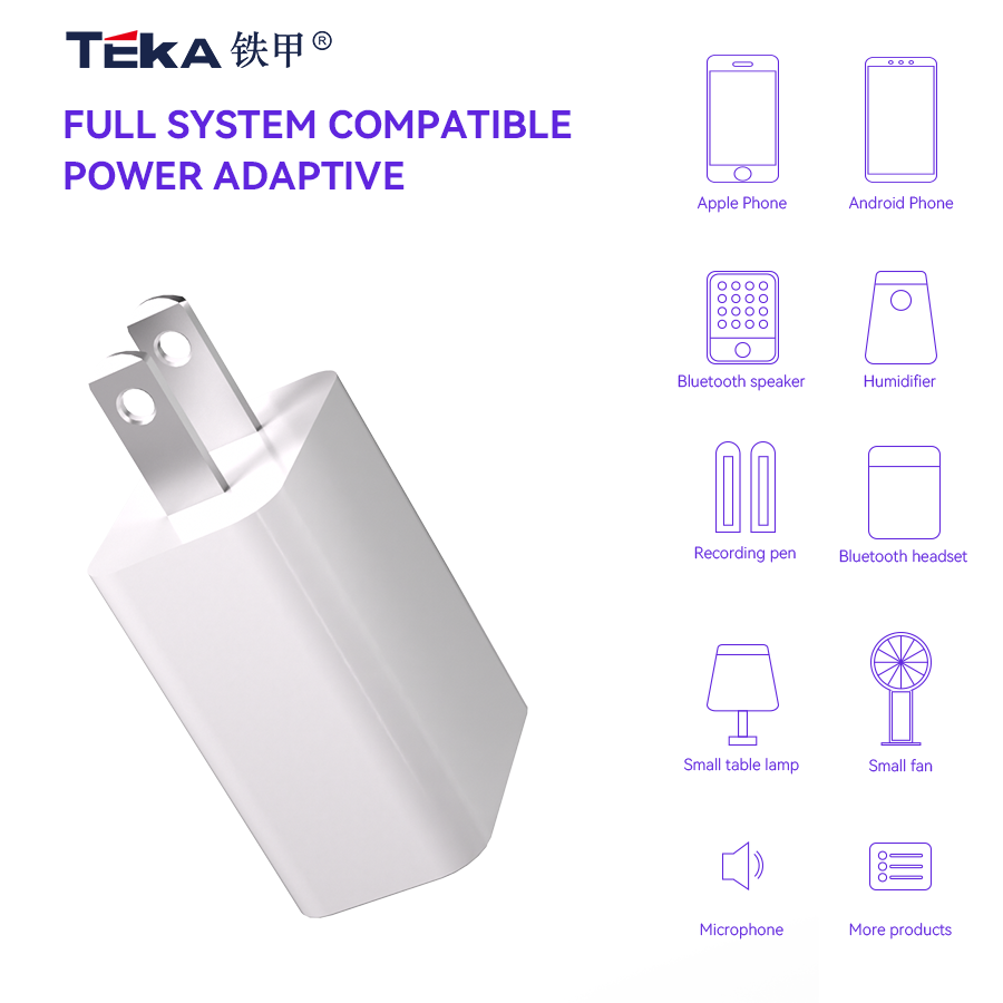 5V1A USB 5V1A-US Diversified Fast Charger