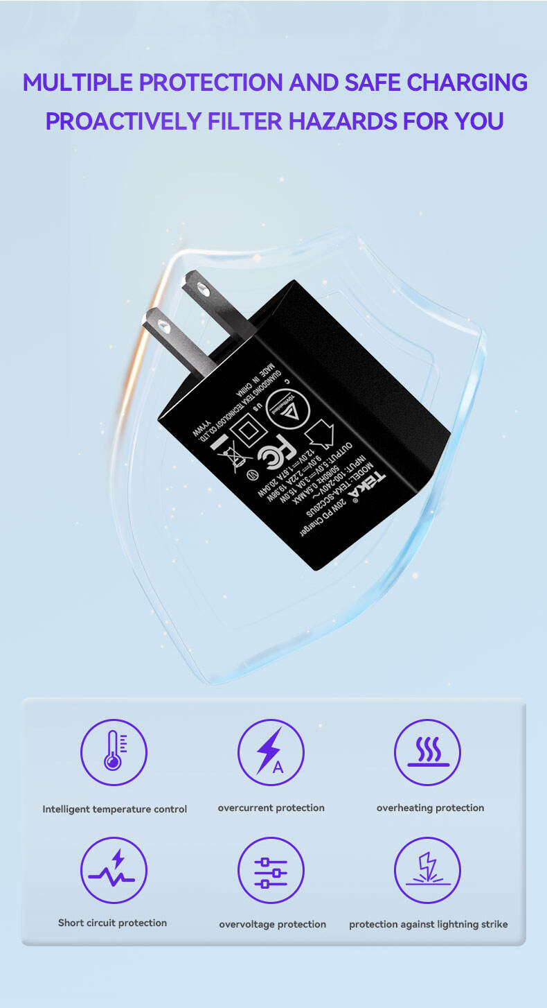 20W PD 20W PD-US Diversified Fast Charger details