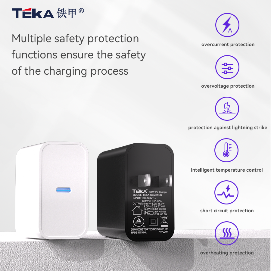 65W PD 65W PD Single C-US Diversified Fast Charger