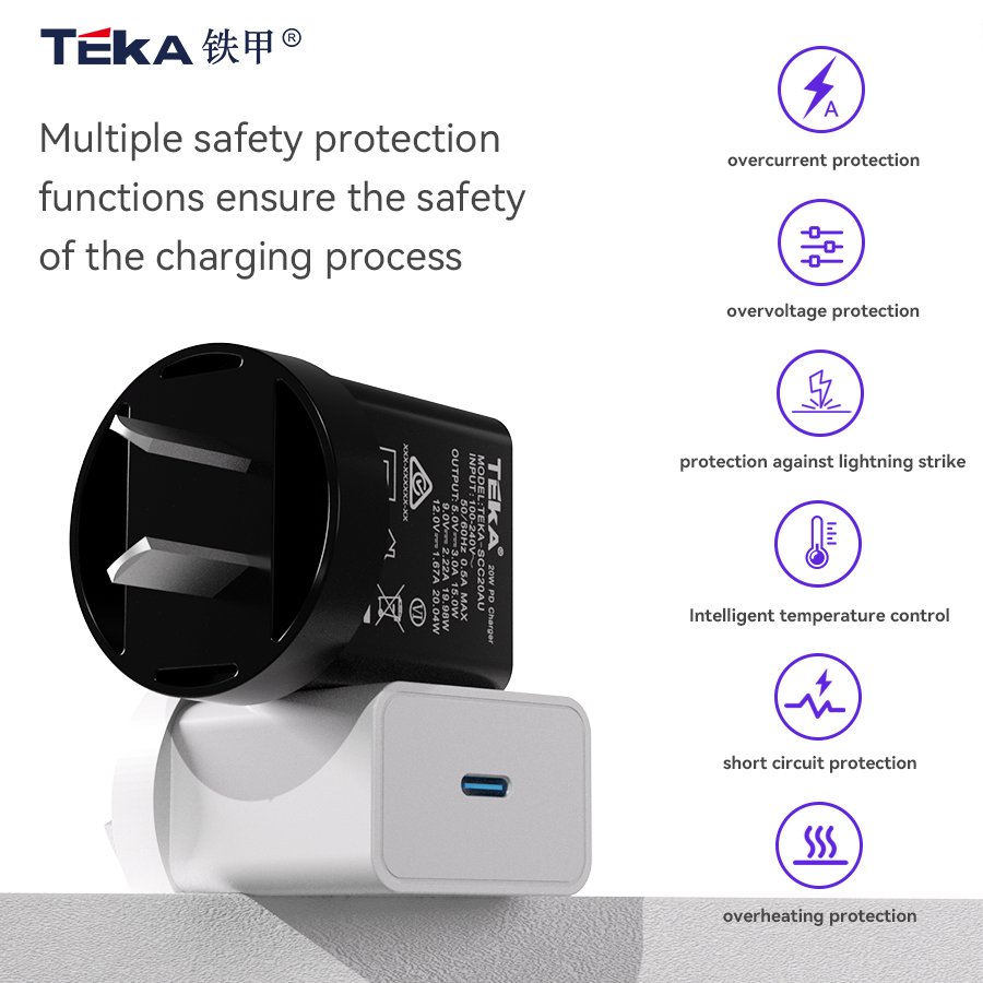 20W PD 20W PD-AU Diversified Fast Charger