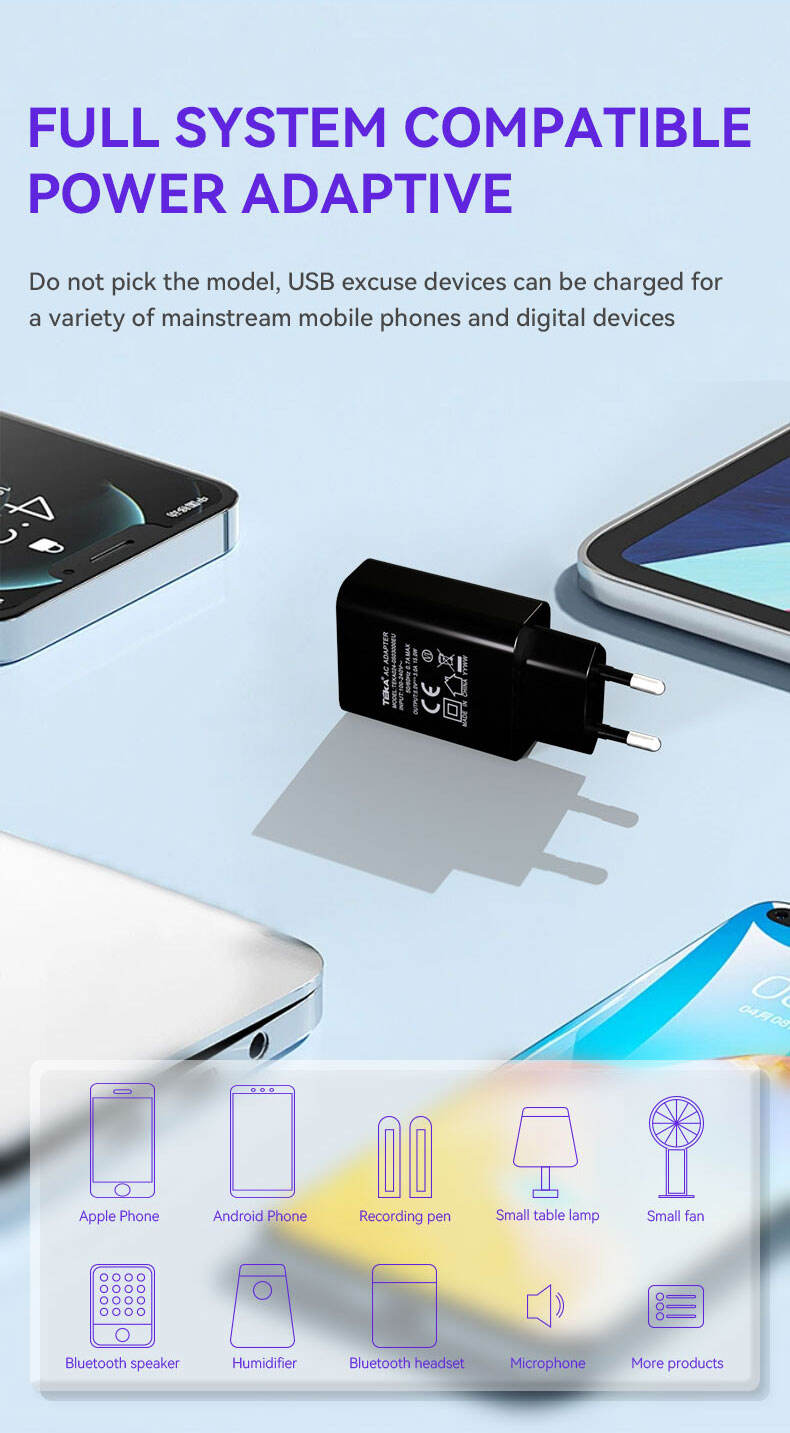 5V3A USB 5V3A-EU Diversified Fast Charger manufacture