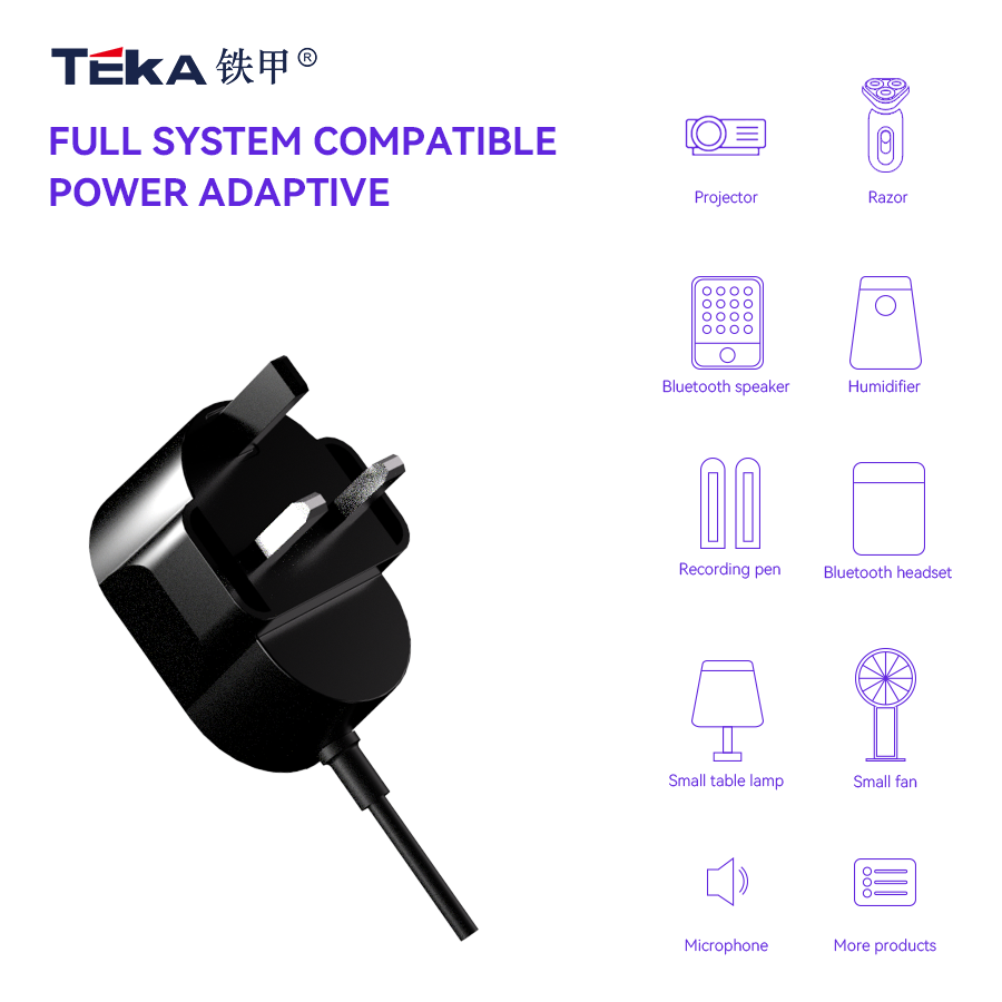 TB-BS bottom plug Wall mount 15.6w power adapter