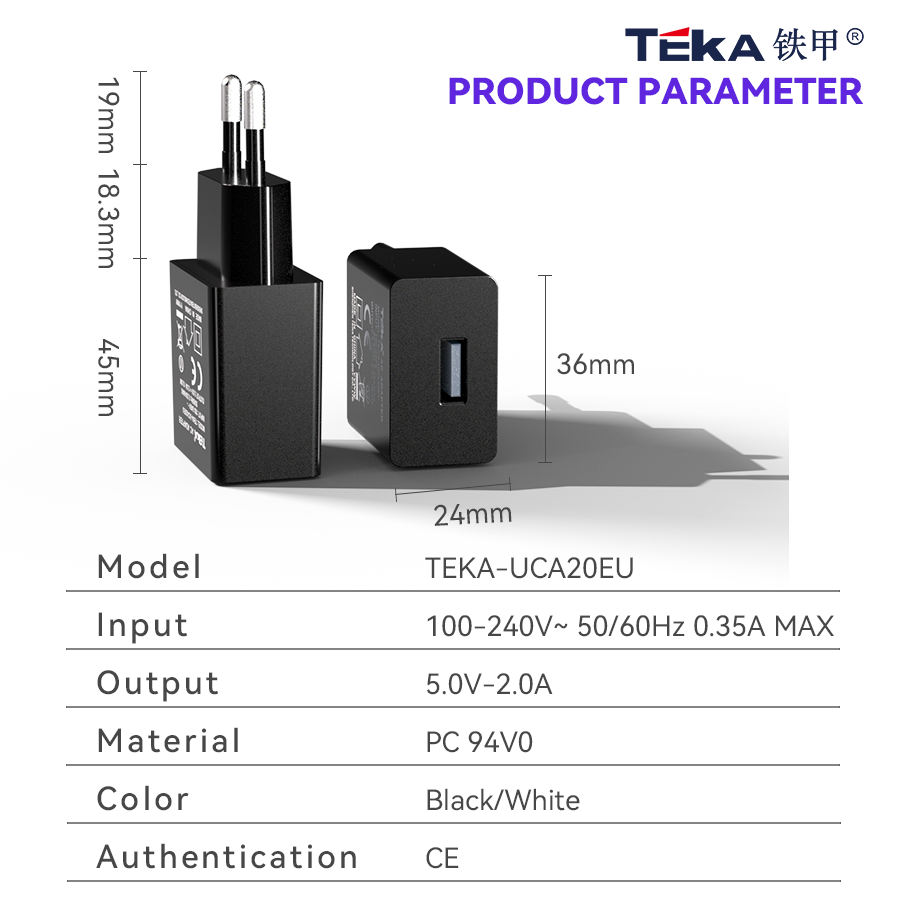 5V2A USB 5V2A-EU Diversified Fast Charger