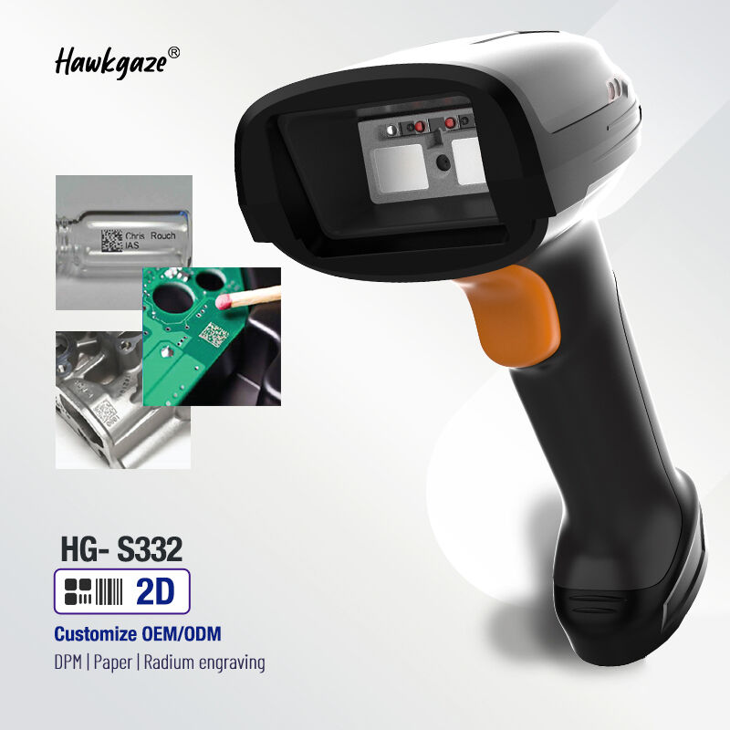 S332 Ip65 Wireless Industrial Dpm Handheld Barcode Scanner for the traceability management of manufacturing
