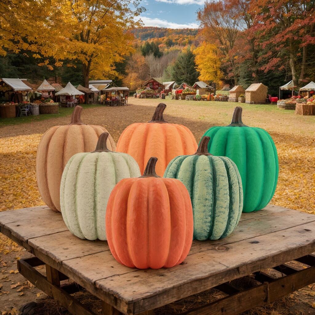 Mysterious paper pumpkin