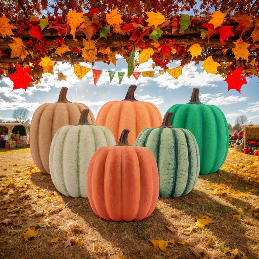 Creative paper pumpkin